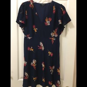 Madewell Floral Mini Dress
